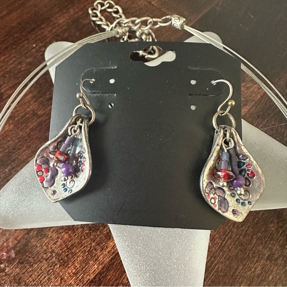 NWT Chicos necklace & earring set - Picture 3 of 9